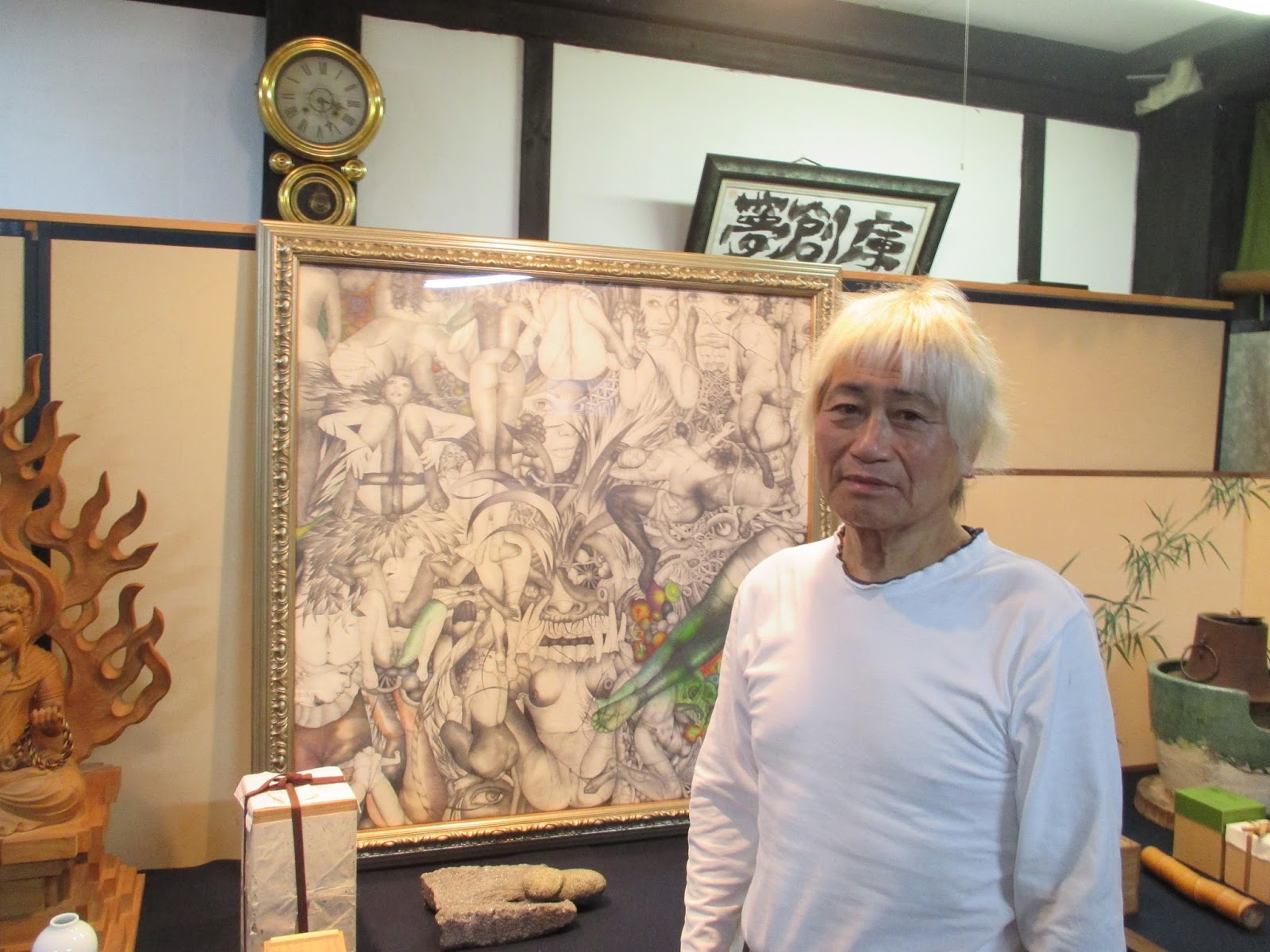 城景都シルクスクリーン 城景都／じょうけいと サフランの道 シルクスクリーン 真作 絵画 です。