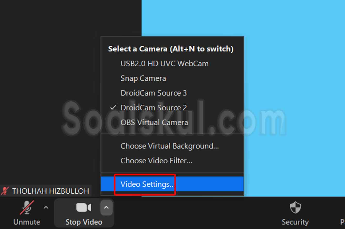 Cara Freeze Zoom Meeting dengan Gambar dan Video Soalskul