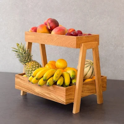 Mais do que um simples objeto de armazenamento de frutas e verduras, a fruteira pode ter um grande destaque na decoração de sua cozinha