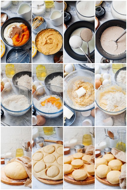 photo collage of recipe making process.