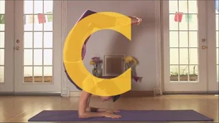 A woman forms a C in yoga, Sesame Street Episode 4401 Telly gets Jealous season 44