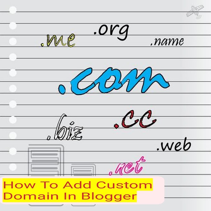 How To Add Custom Domain In Blogger
