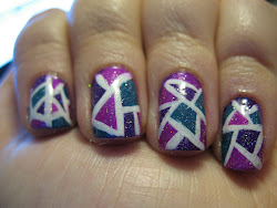 nail mosaic china nails glitter glaze gel moondancerjen notd patchwork trendy classic fairy