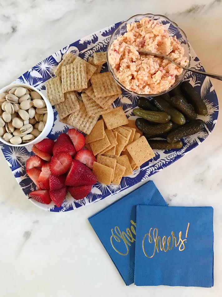 the pink clutch Happy Hour Nibbles