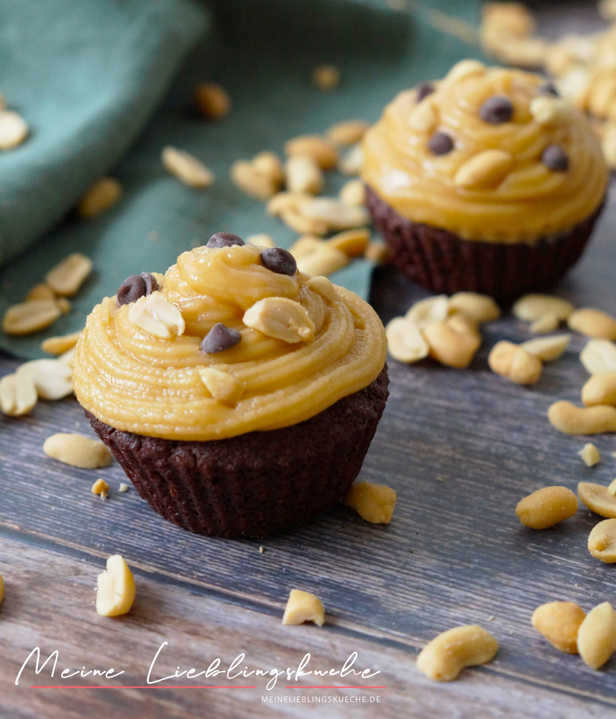 Vegane Peanut Butter Cupcakes-image
