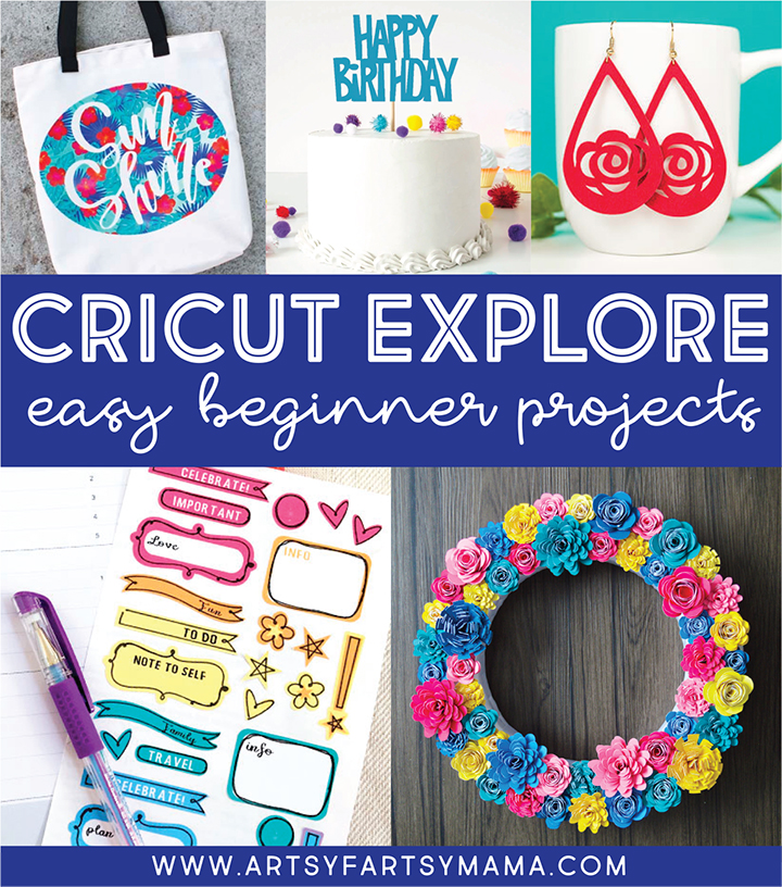 Easy Cricut Projects for Beginners artsyfartsy mama