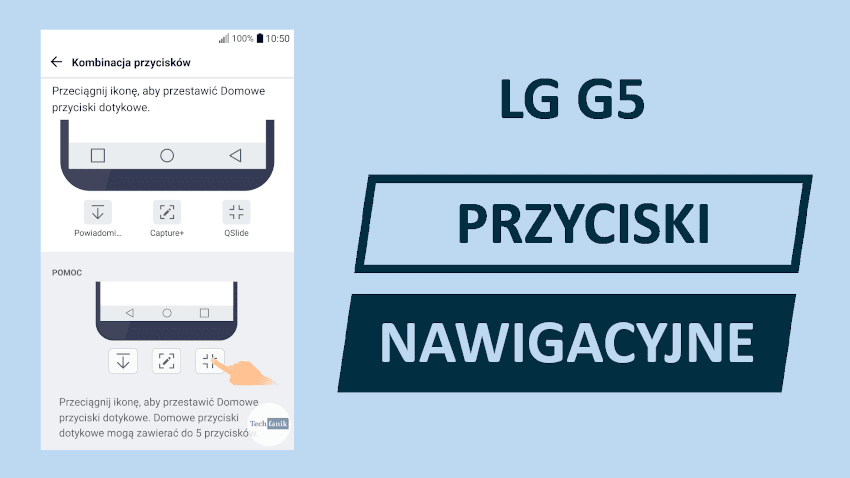 LG G5 Przyciski Nawigacyjne