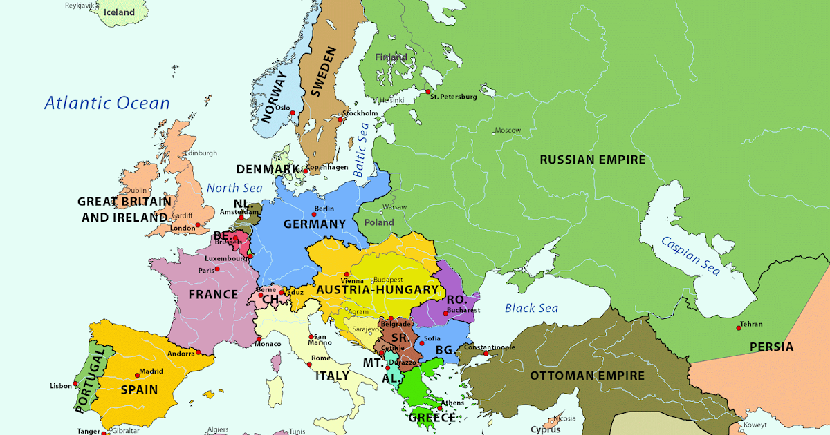 Cartina Geografica Europa 1914 Cartina Cartina Geografica Europa 1914 Cartina
