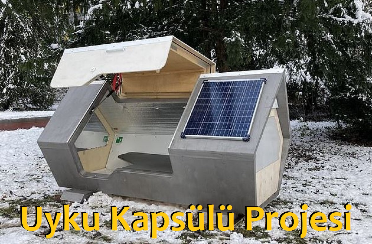 Almanya'da Evsizler İçin Rüzgar ve Su Geçirmeyen Ev "Uyku Kapsülü Projesi"