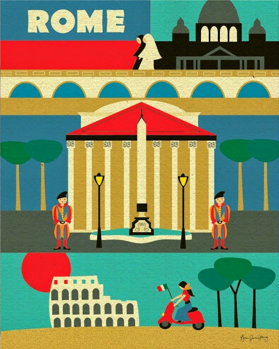 Rome art print