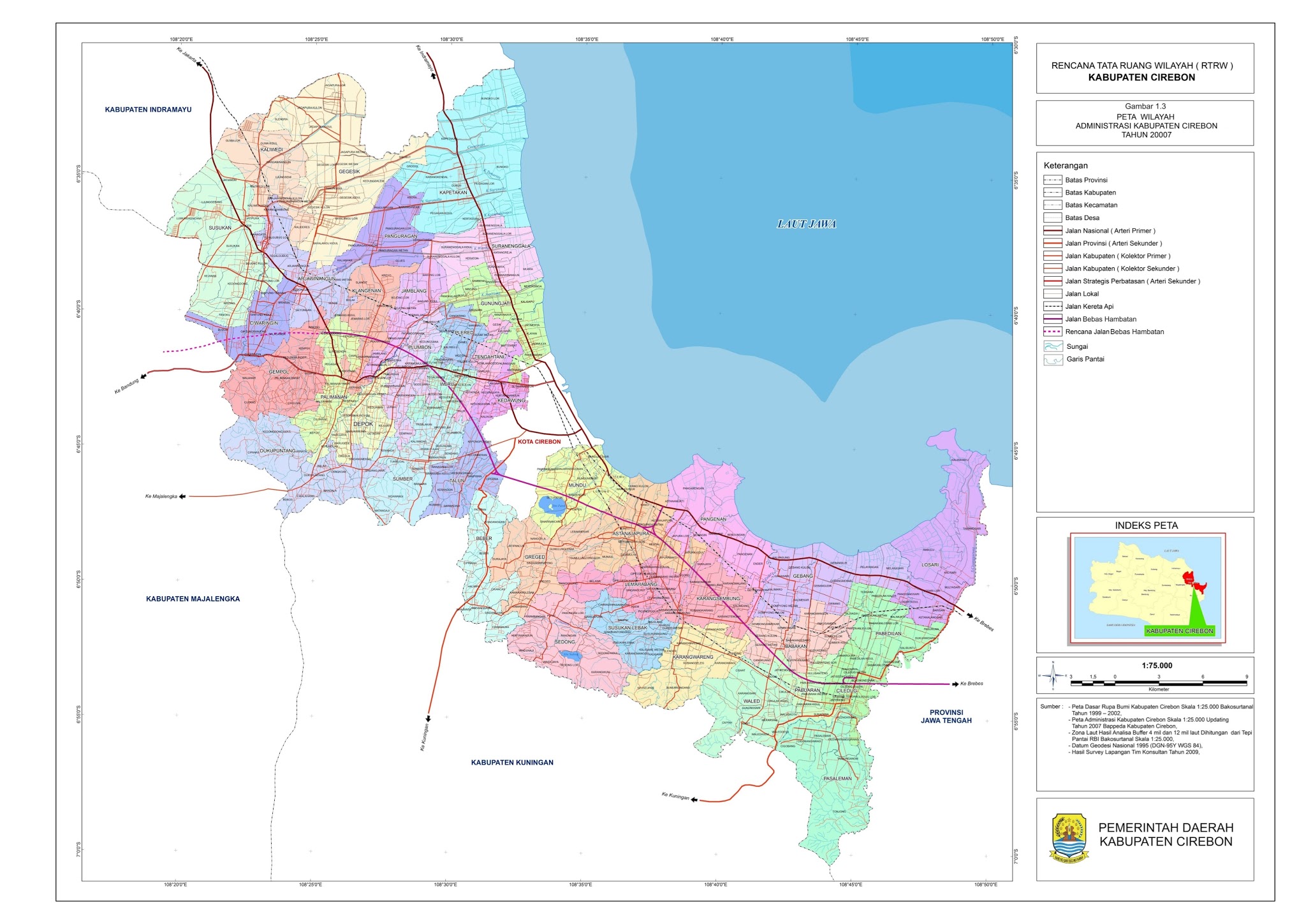 Peta Kota: Peta Kota Cirebon