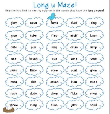 Third Grade A-B-C-D: WEEK #14 Phonics. Long Vowel U. Week. 14