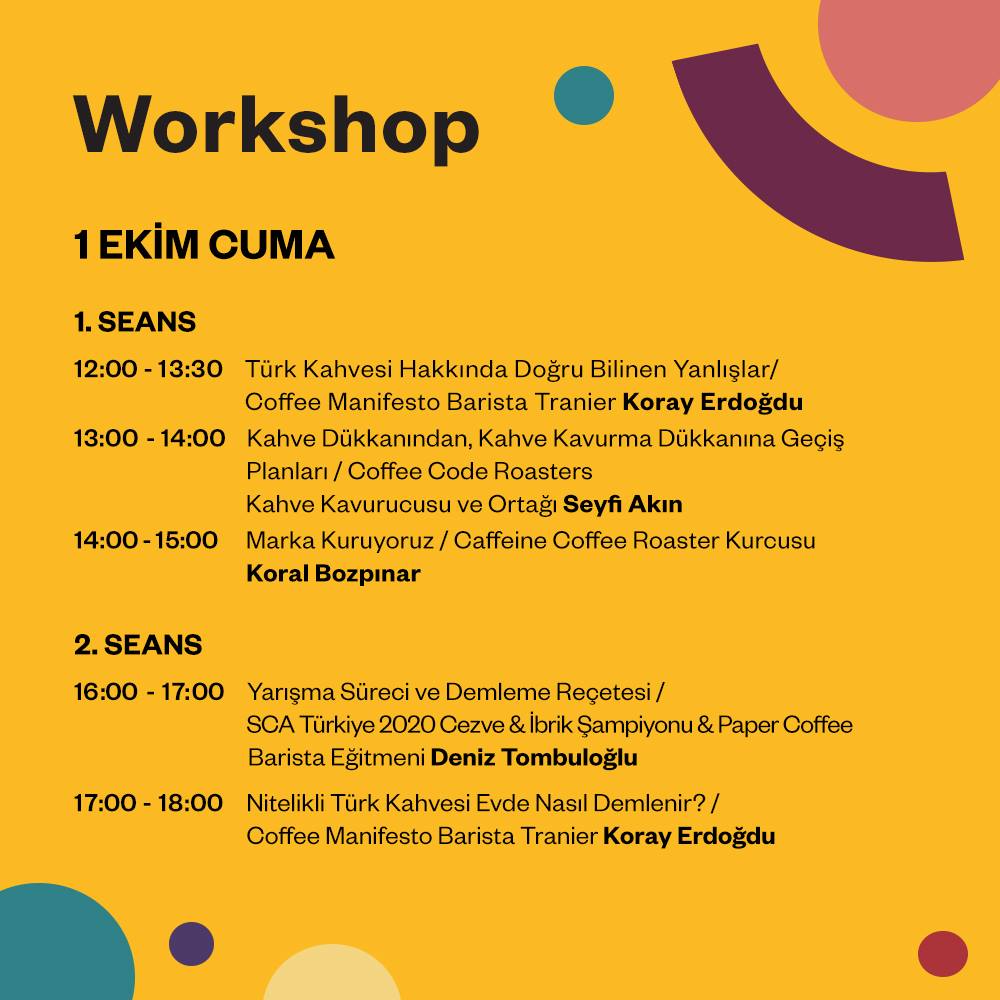 Ankara Coffee Festival Workshoplar