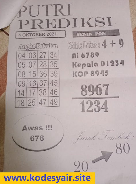 Syair Sgp Hari Ini Senin 04 10 2021 Prediksi Hk 2d Jitu Malam Ini Sgp Sydney