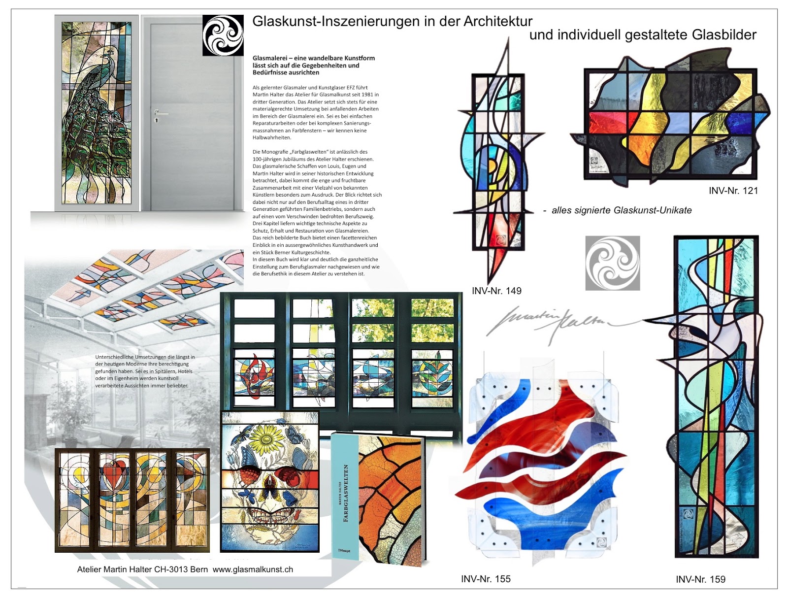 Berner Glaskünstler Martin Halter für kreative Farbglas-Inszenierungen
