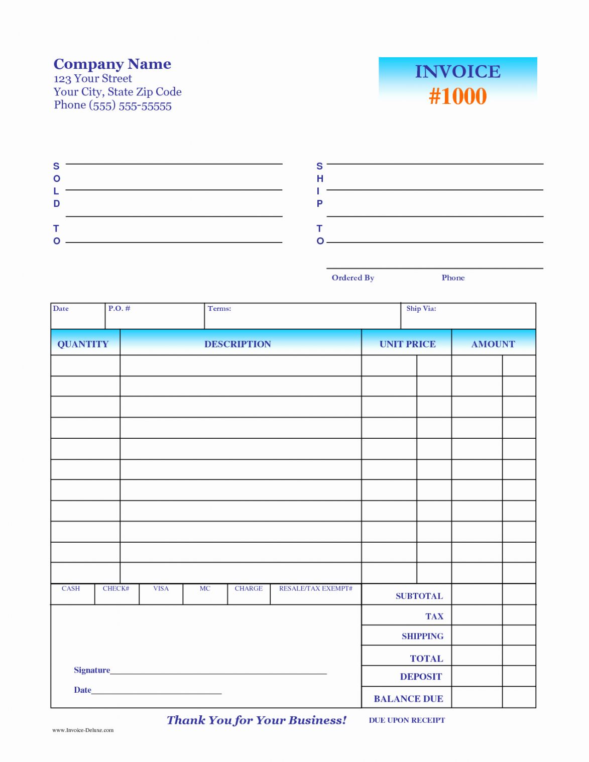 Snow Removal Invoice Invoice Template