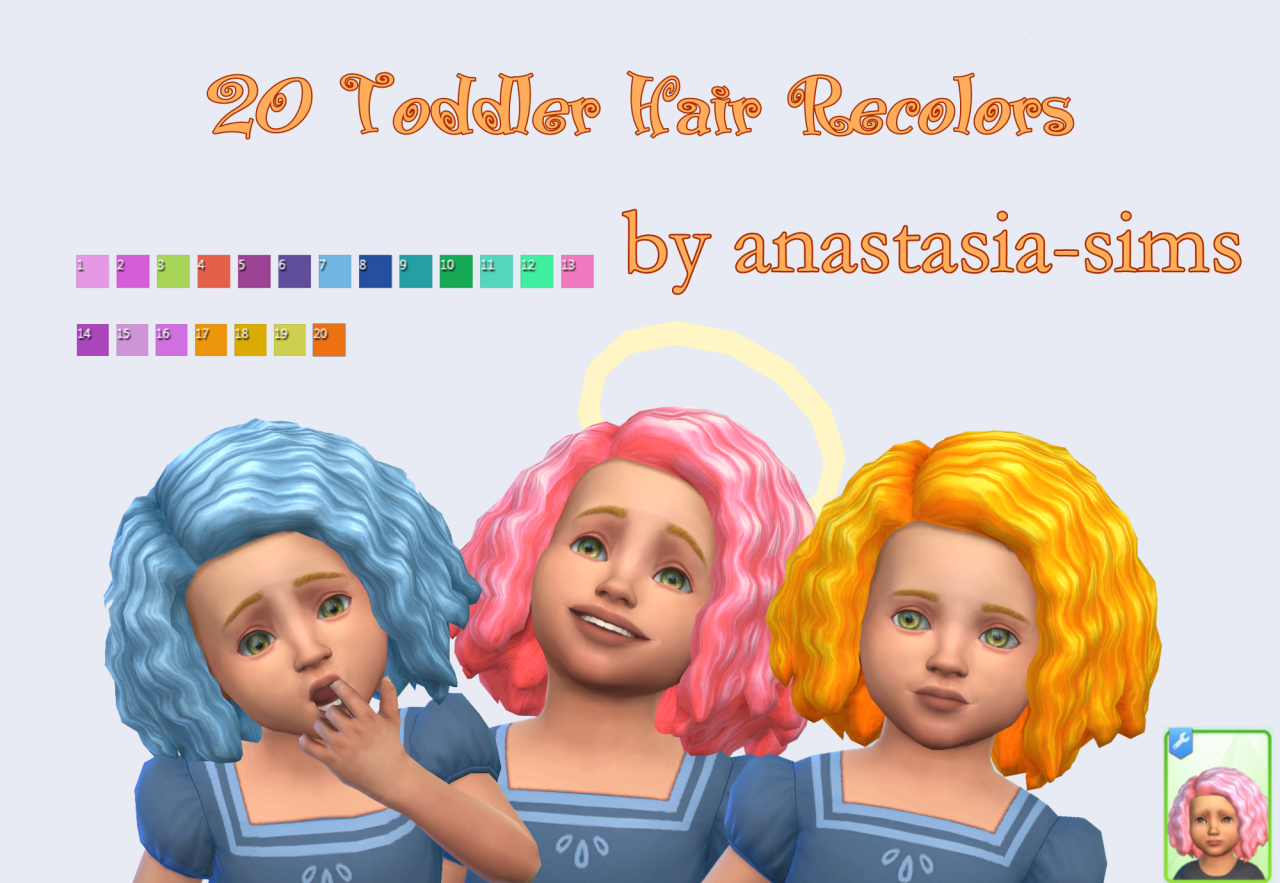 Sims 2 Blue Hair Recolors - wide 9