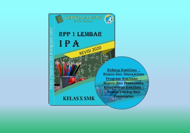 RPP 1 Lembar SMK IPA (Bismen) Kelas X Kurikulum 2013