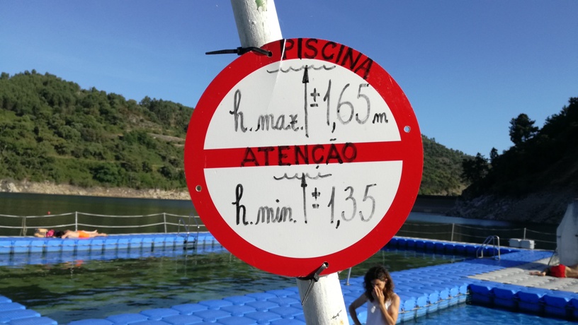 Sinalização da profundidade Sinalização da profundidade