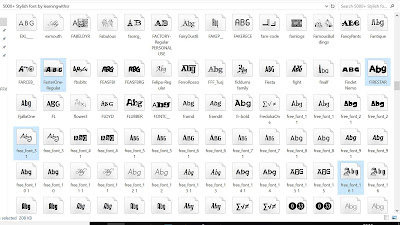  1500 Stylish font download free zip file by 