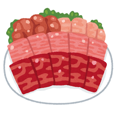 焼肉セットのイラスト