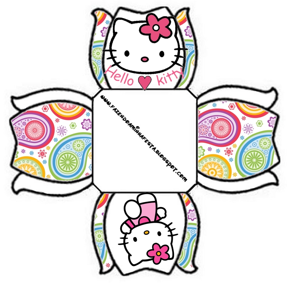 Hello Kitty: Free Printable Boxes. - Oh My Fiesta! in english