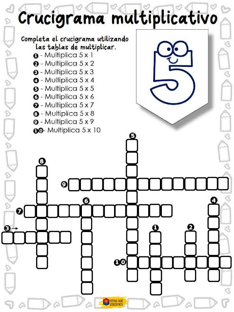 crucigrama-aprender-tablas-multiplicar