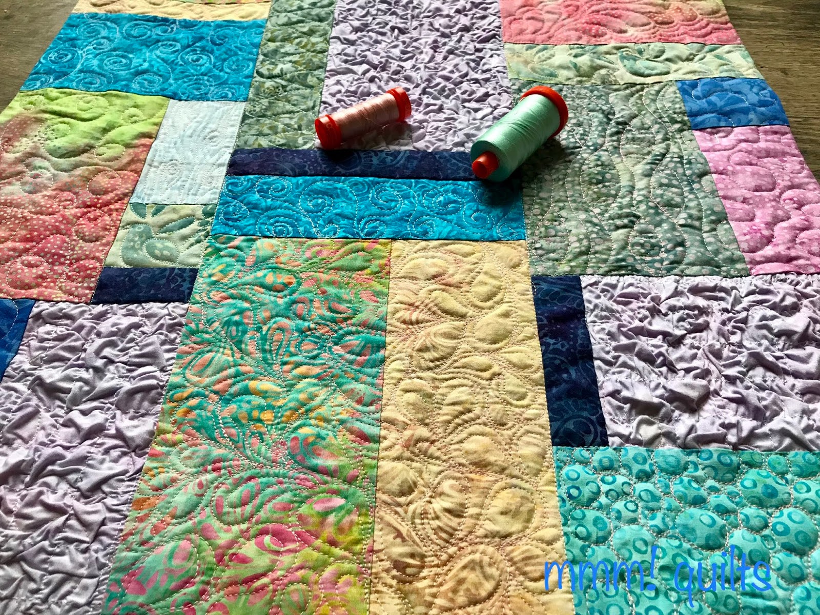 Musings of a Menopausal Melon - mmm quilts: Pastel Froth