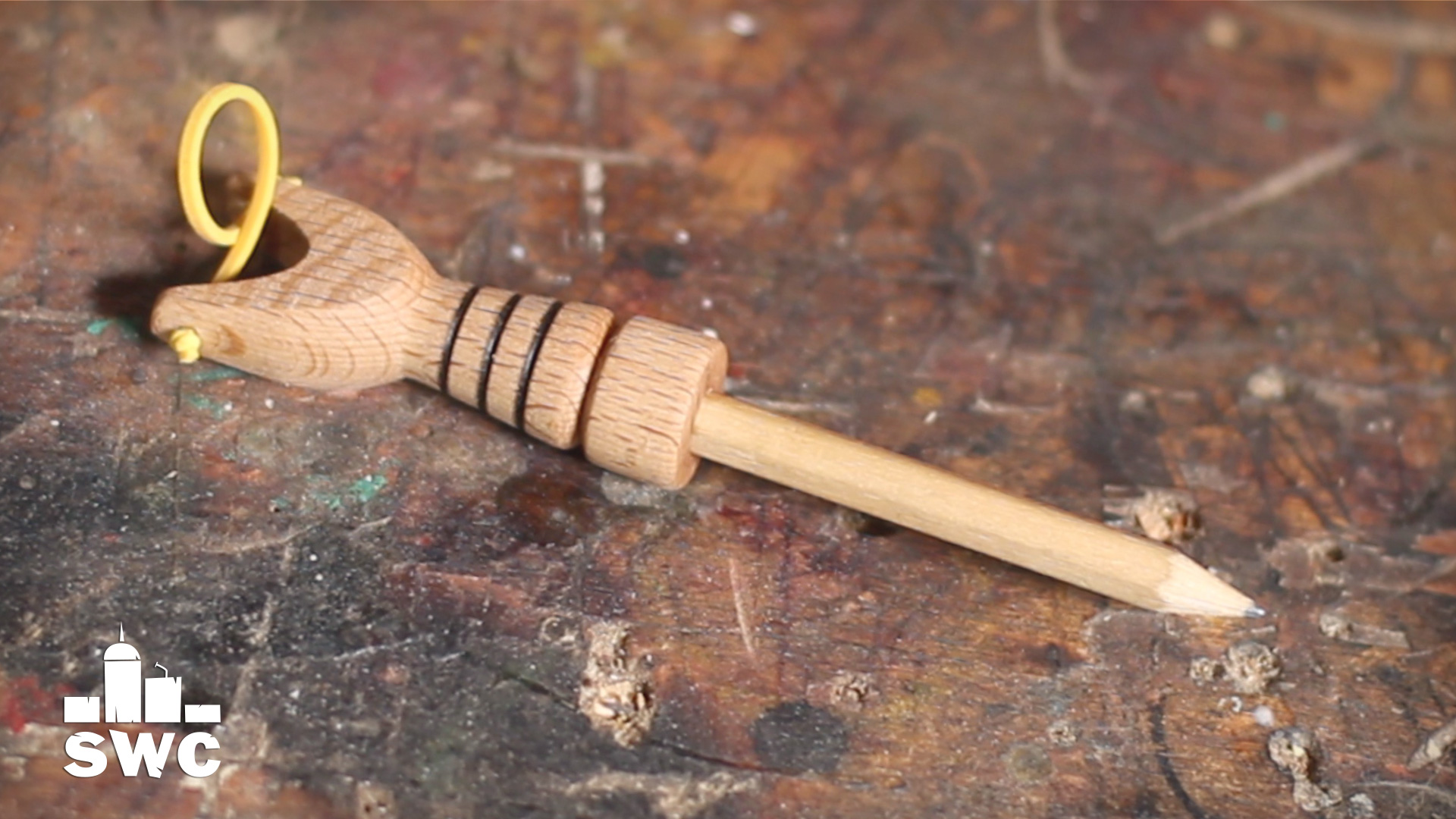 scrap wood city How to make a tiny slingshot that fits on a pencil