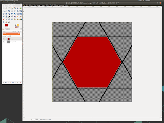 Step 6 - Fill in the polygon on a new layer.