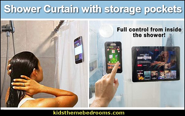 Shower Curtain with storage pockets shower curtains - fabric shower curtains - novelty shower curtains - bathroom decor - novelty bathroom accessories bathrooms - shower curtain hooks - glam bathrooms - girly bathrooms - mermaid bathrooms - personalized shower curtains Shower Curtain with storage pockets shower curtains - fabric shower curtains - novelty shower curtains - bathroom decor - novelty bathroom accessories bathrooms - shower curtain hooks - glam bathrooms - girly bathrooms - mermaid bathrooms - personalized shower curtains