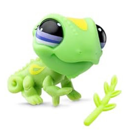 Littlest Pet Shop Series 1 Pet Surprise Chameleon (#G7 - #13) Pet