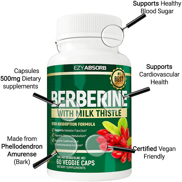 EzyAbsorb Berberine with Milk Thistle