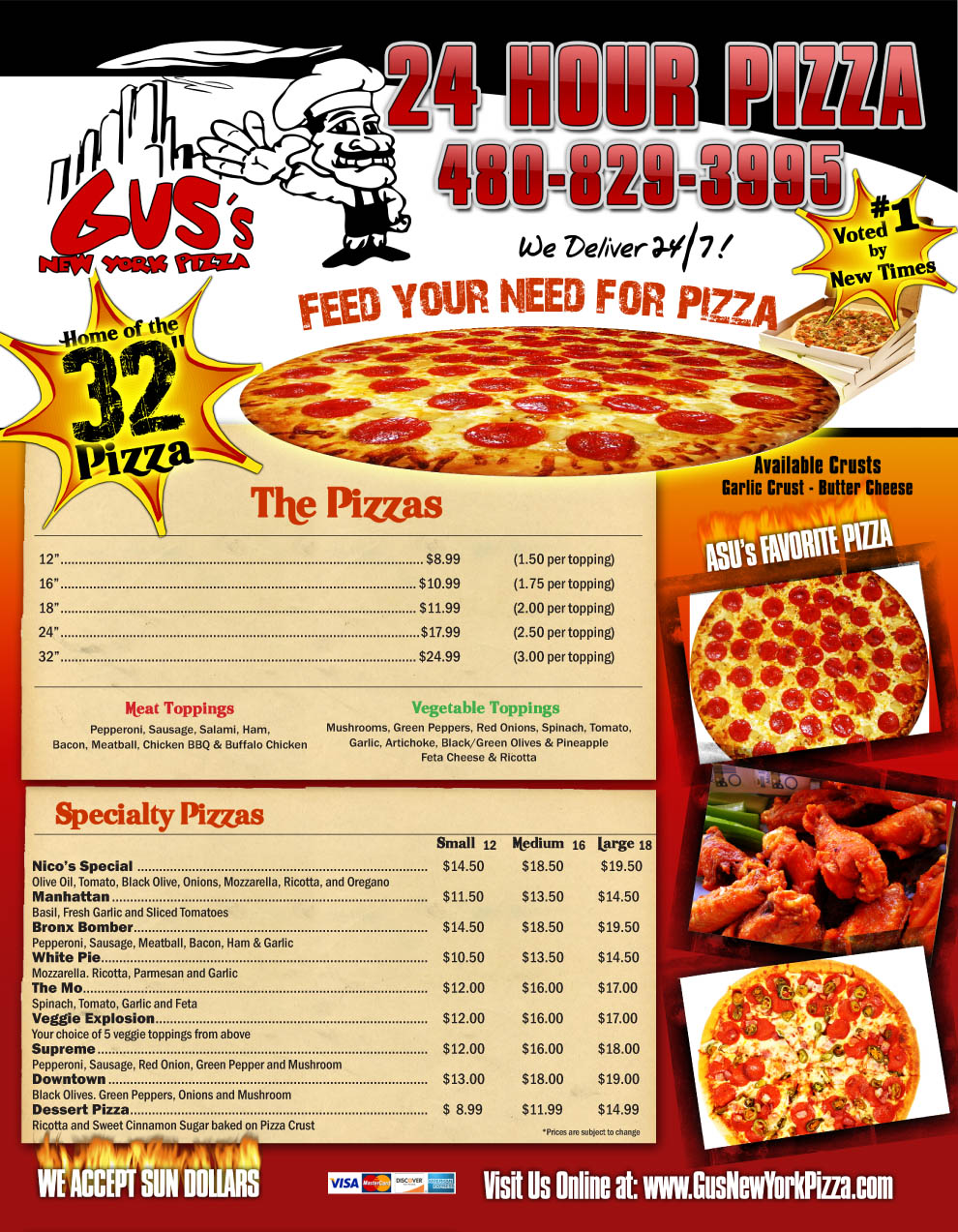 Gus's New York Pizza Dress Code