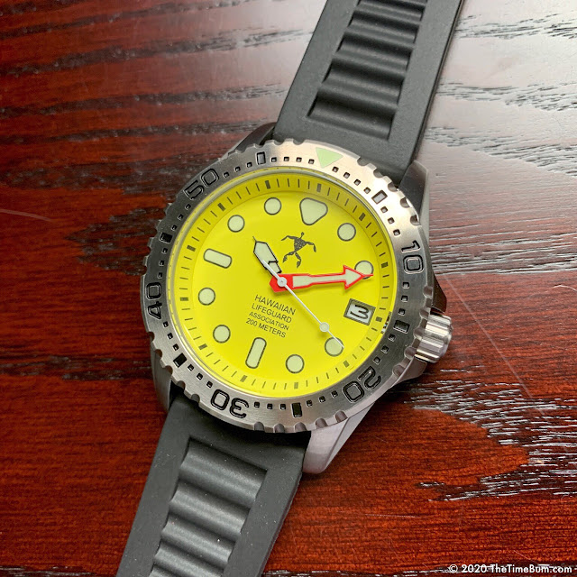 Hawaiian Lifeguard Association Watch yellow