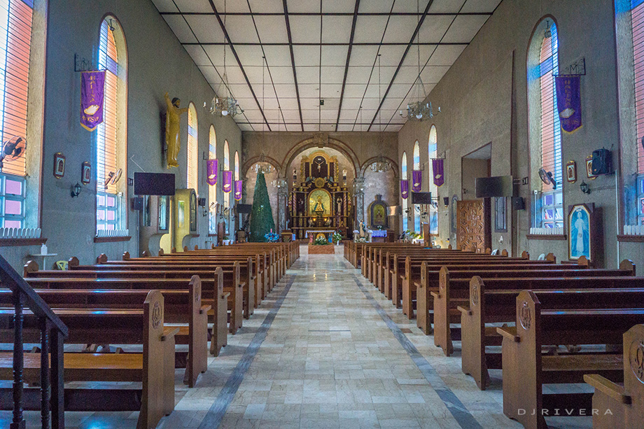 The church's nave