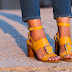 Como combinar sandalias amarillas