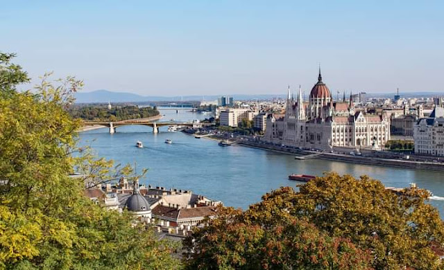 Danube city copyright free image