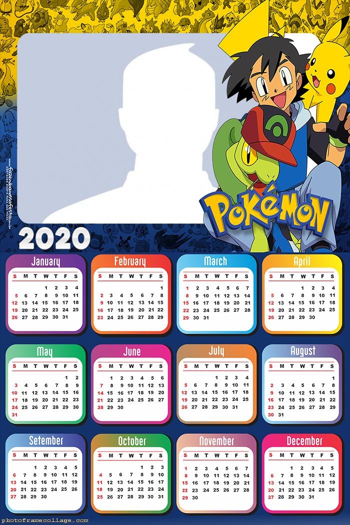 Pokemon Free Printable 2020 Calendar Oh My Fiesta! for Geeks