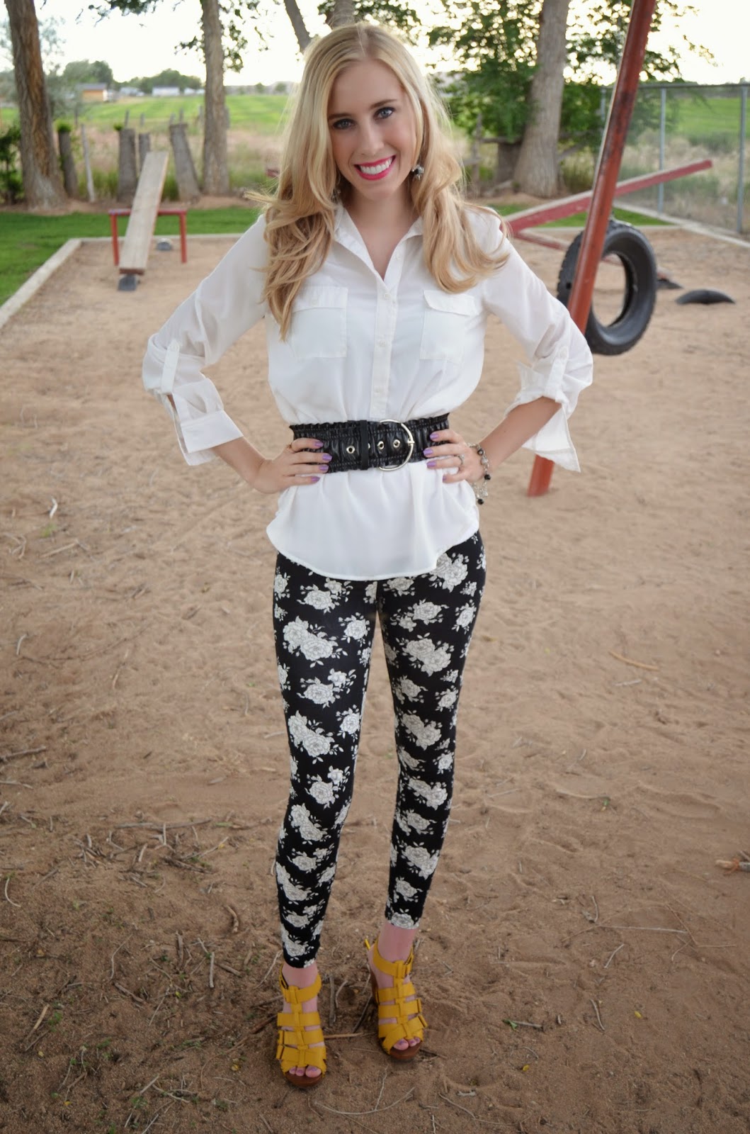 Rose Print Leggings Simply Rachel Nicole