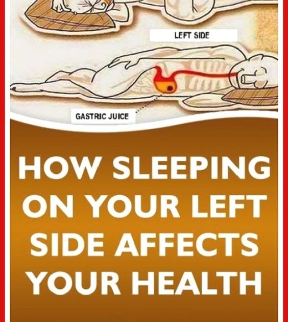 Why You Must Sleep On Your Left Side And Never On Your Right wellness
