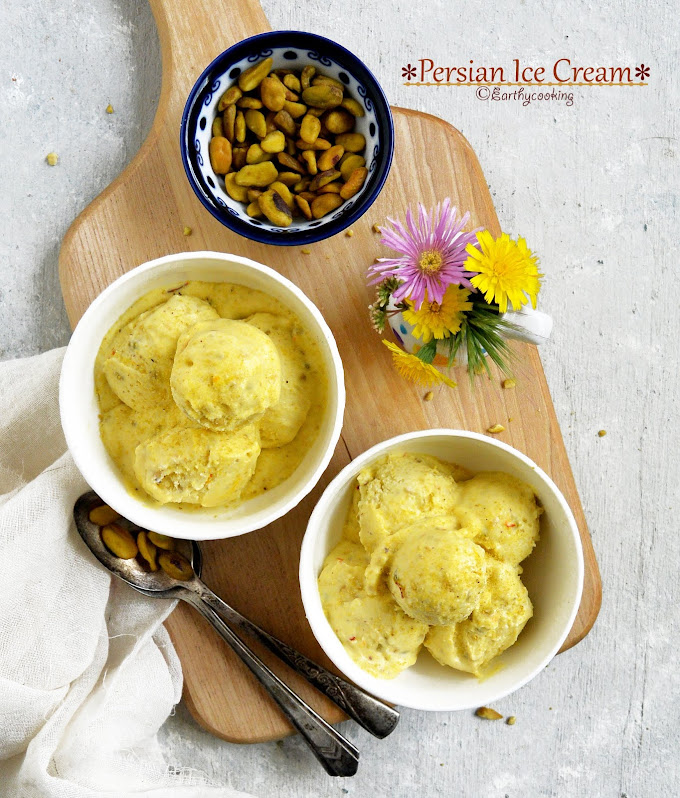Earthycooking Bastani Sonnati/Persian Ice Cream