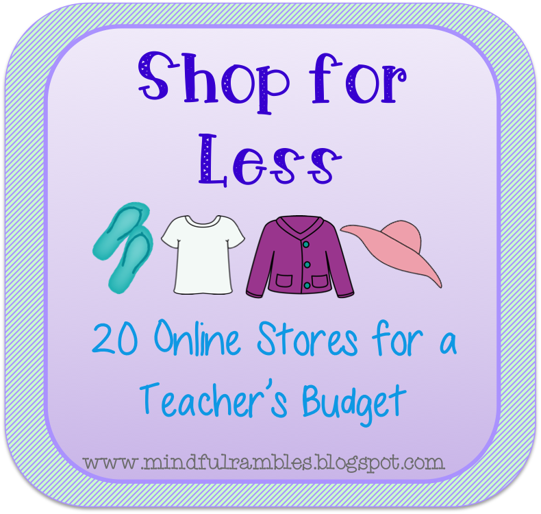Shop for Less Best Online Shops for a Teacher's Budget