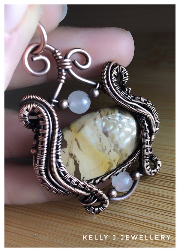 Swirly Wire Wrapped Gemstone Jewelry Tutorials by KellyJonesJewellery / The Beading Gem