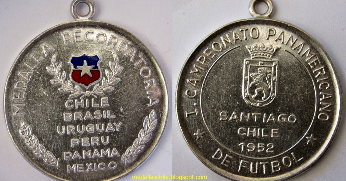 I Campeonato Panamericano de Fútbol Medallas Chile