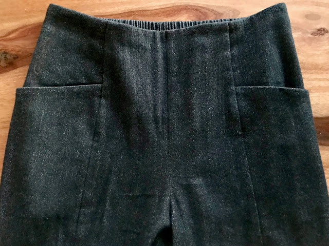 Diary of a Chain Stitcher: Wool Herringbone Closet Case Patterns Pietra Pants The Fabric Store