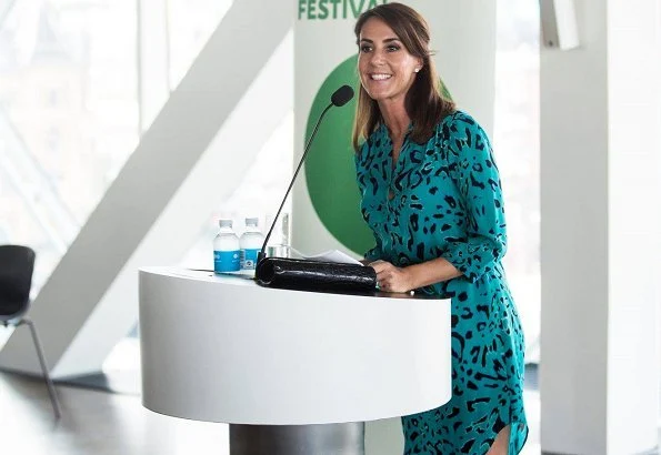 Danish Princess Marie wore her Charlotte Sparre dress at the opening of the Copenhagen Cooking & Food Festival