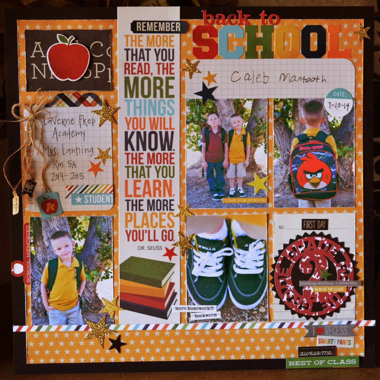 Layout-A-Week: Week #39: Back to School Layout