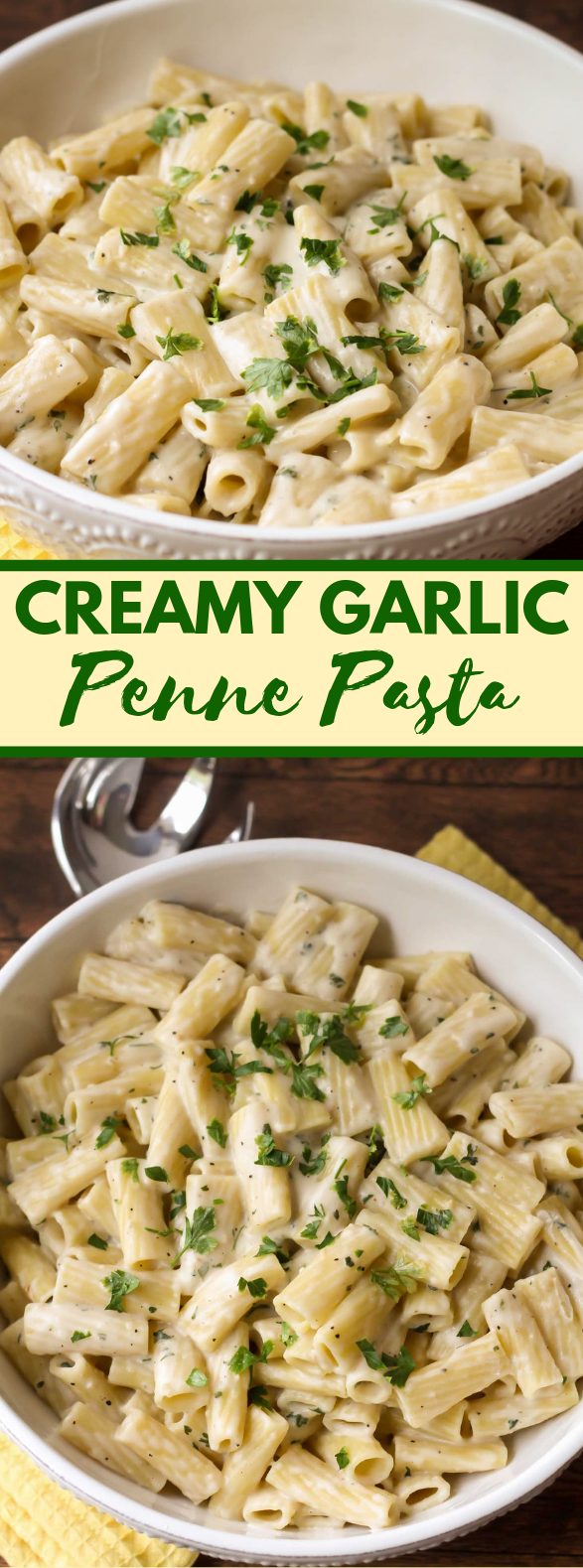 CREAMY GARLIC PENNE PASTA #dinner #pastarecipe CREAMY GARLIC PENNE PASTA #dinner #pastarecipe