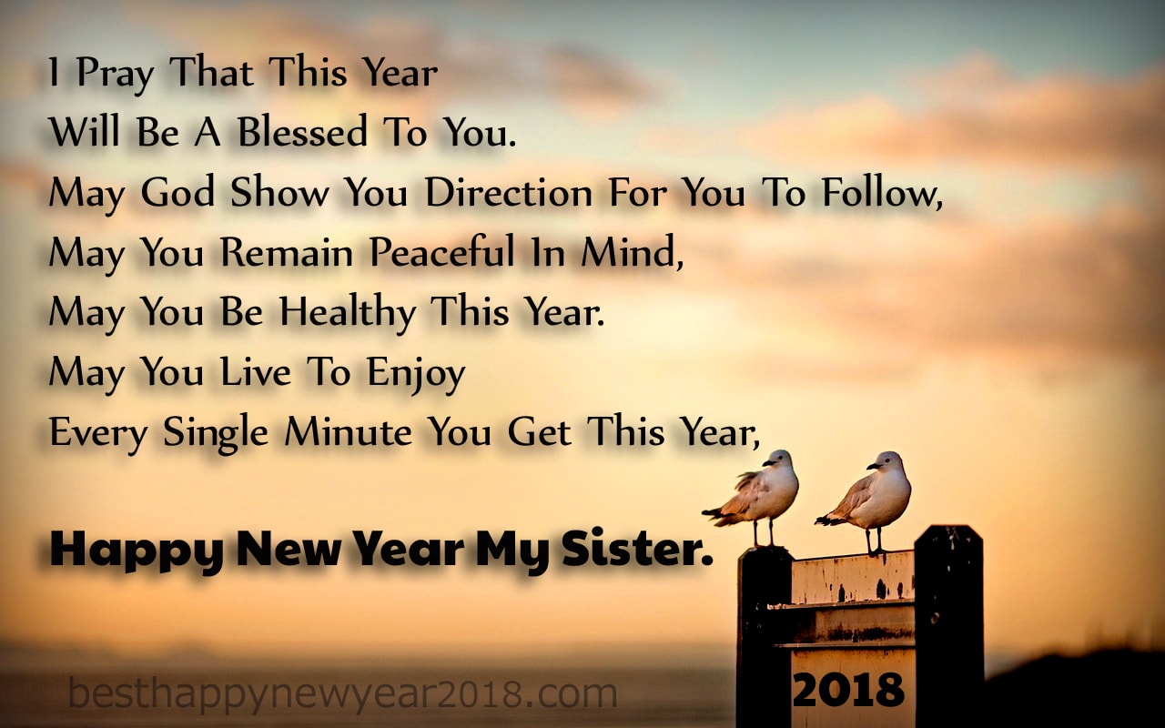 New Year 2018 Quotes For Sister Latest Happy New Year Wishes And Sms